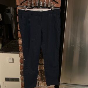 Dalia Dark Blue Polka Dot Trousers